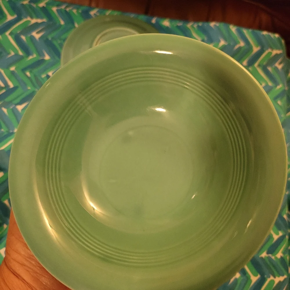 Vintage Harlequin by Homer Laughlin 5-Piece Place Setting ~ Turquoise ~ Blue ~